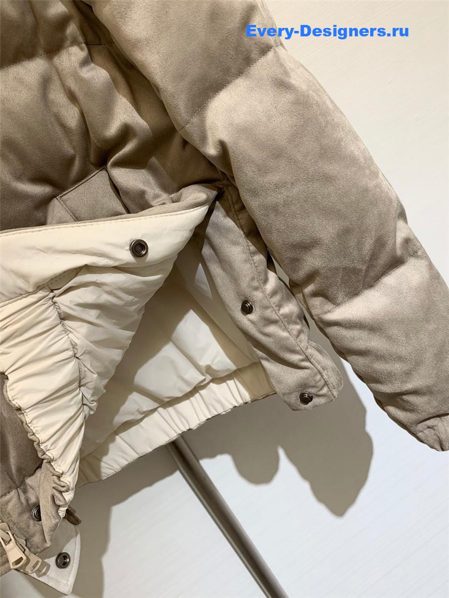 BC SUED SUEDE DOWN JACKET