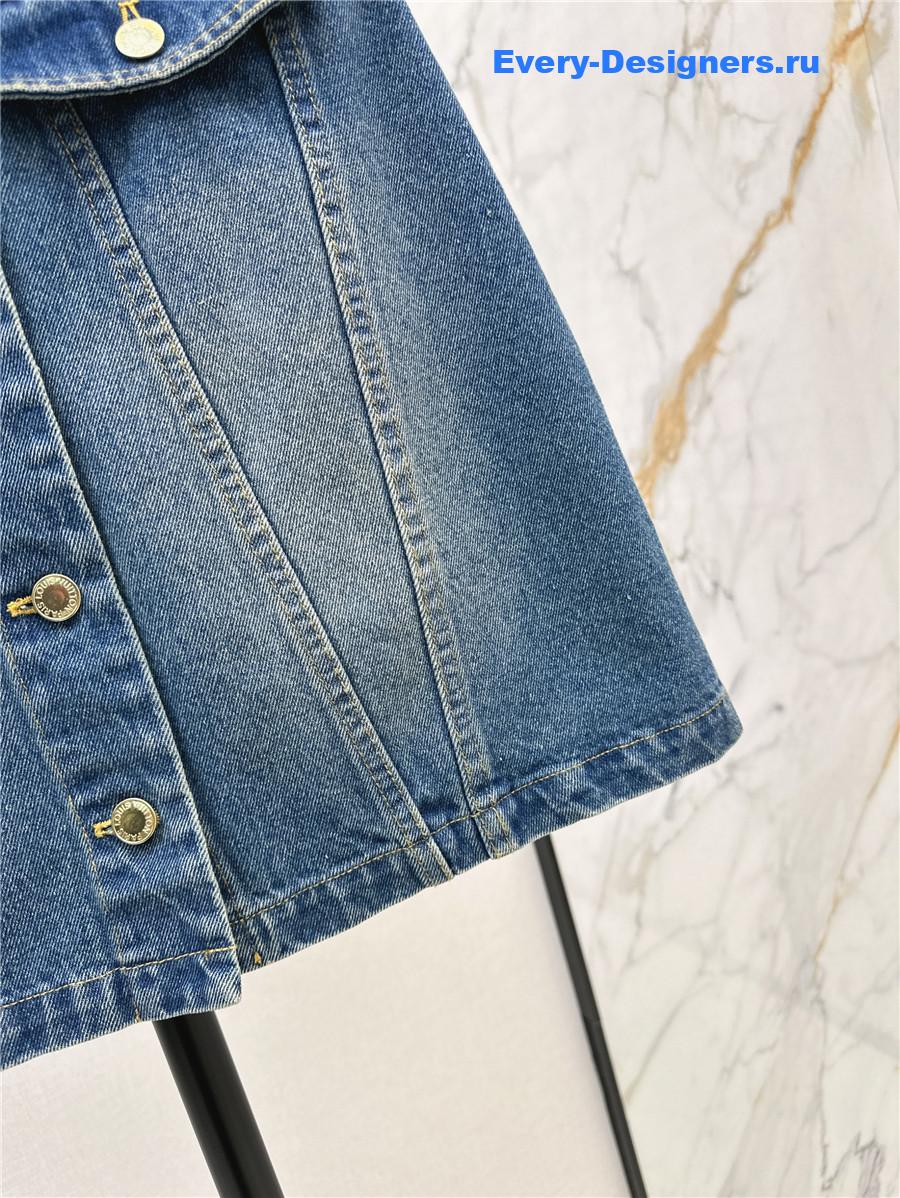 l0vis Vvtt0n lv denim skirt