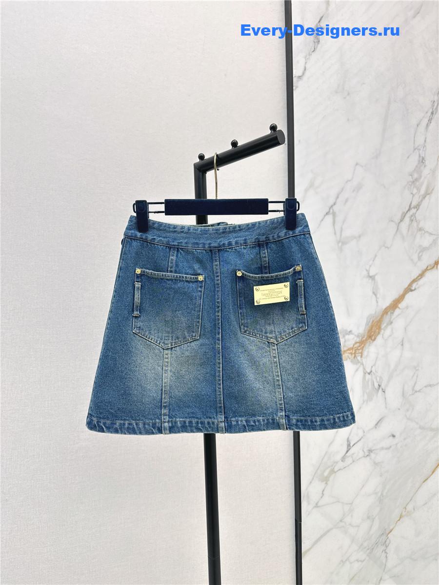 l0vis Vvtt0n lv denim skirt