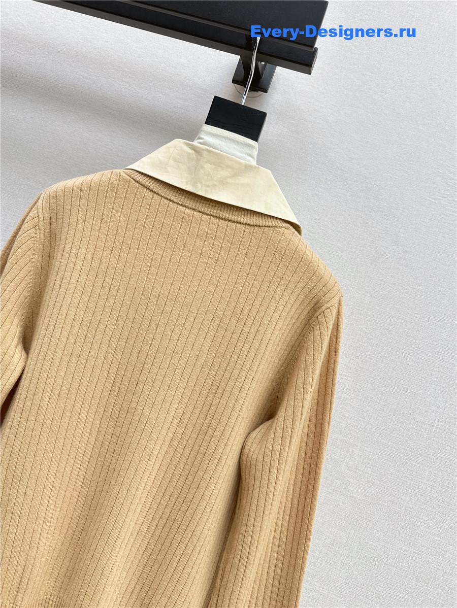 Ch**el fake two piece sweater