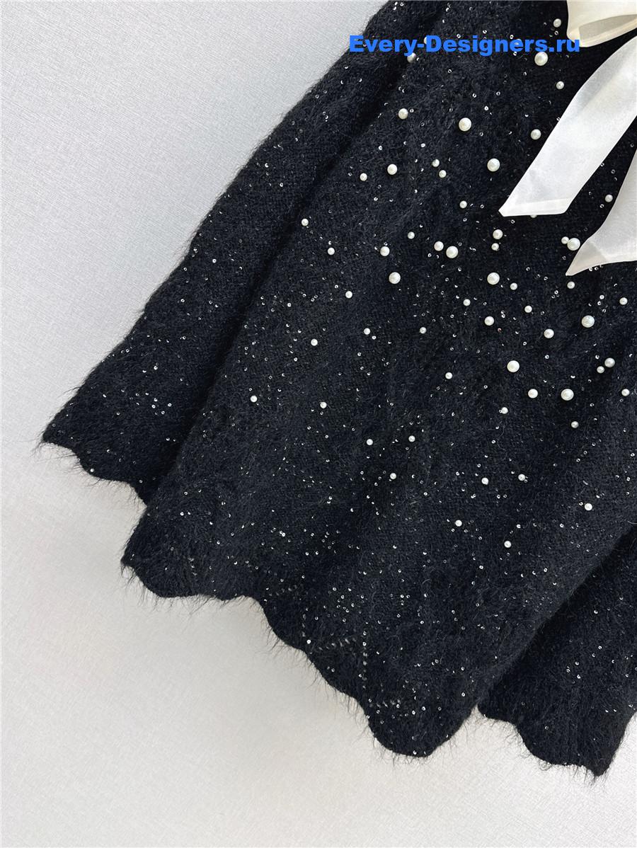 M1um1u ribbon sweater