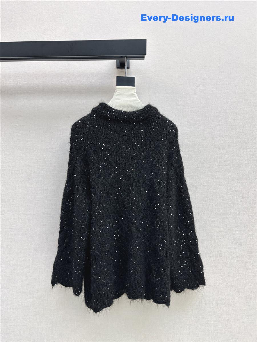 M1um1u ribbon sweater