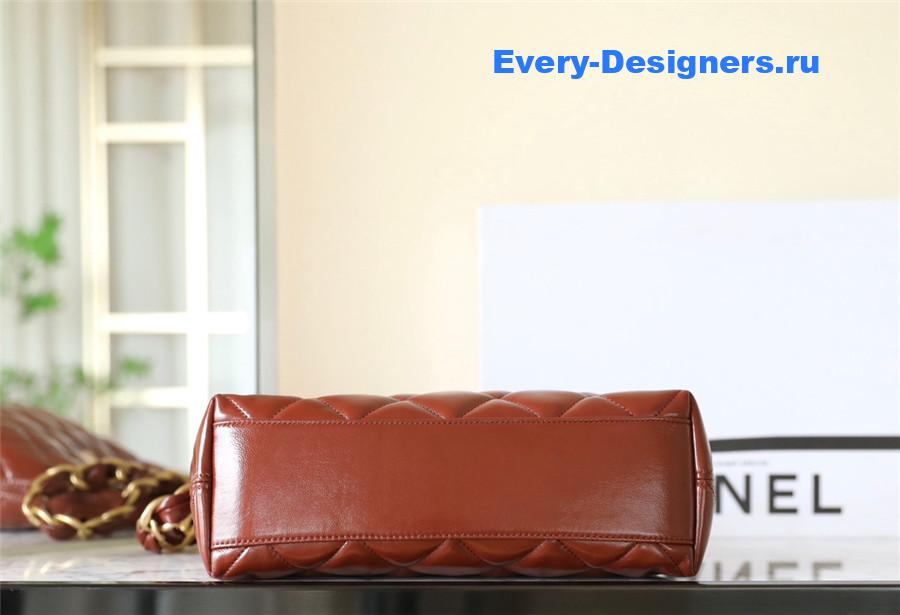 Ch**el small hobo bag brown