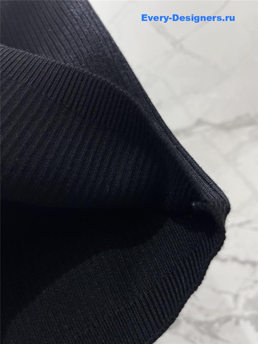 Miu Miu Tube-Top Vest Knitted Skirt Set