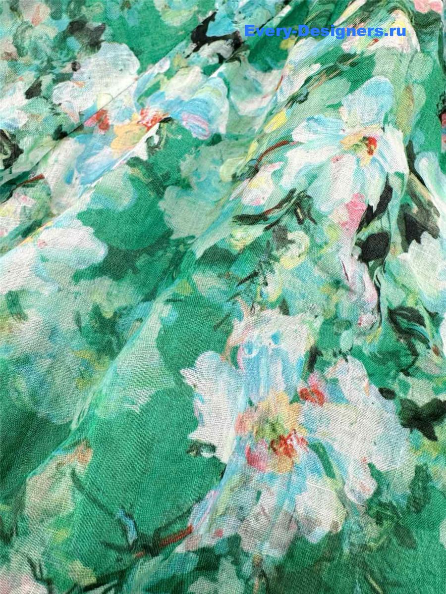 Zimm Everley Billow Blouse Green