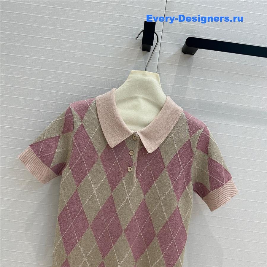 gvc*1 pink D1am0nd gold short sleeve top