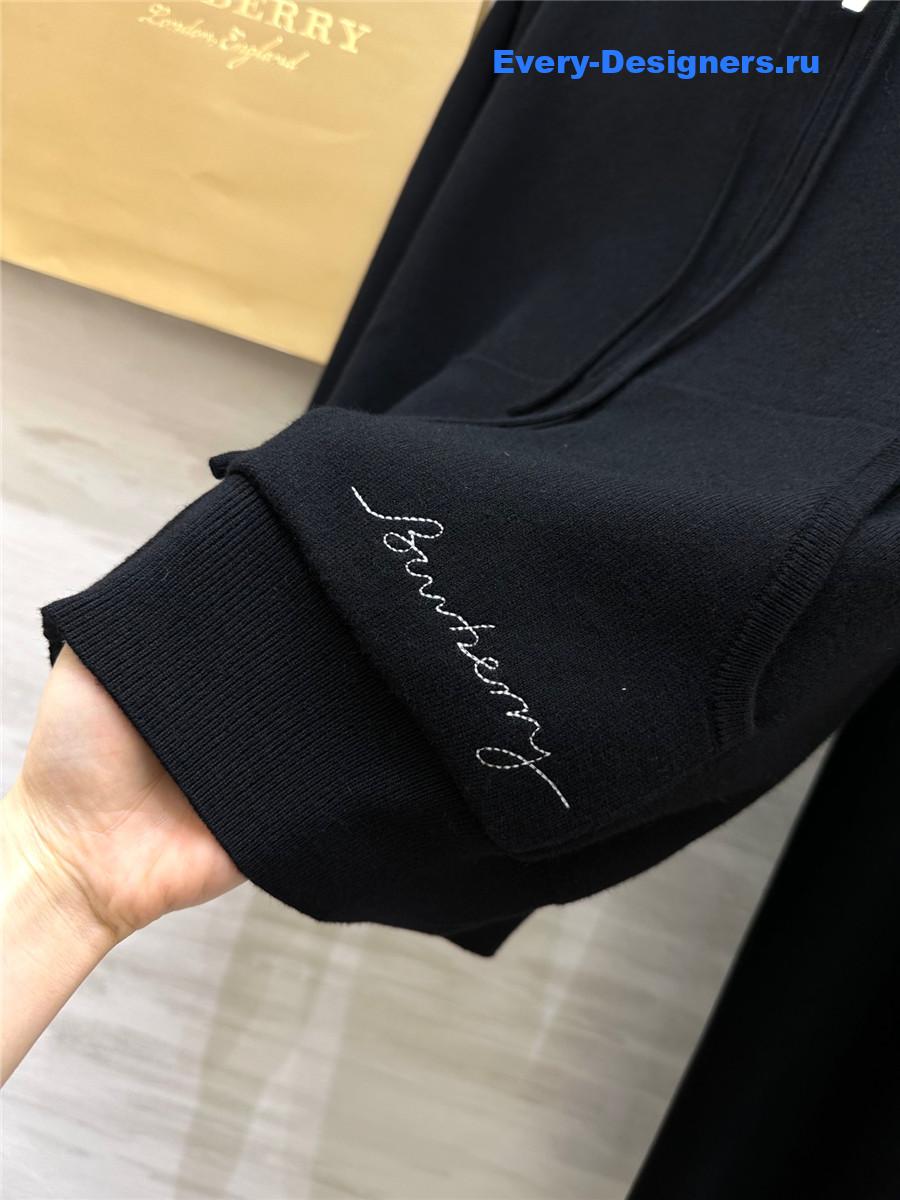 Bv*b*rry logo embroidery suit black