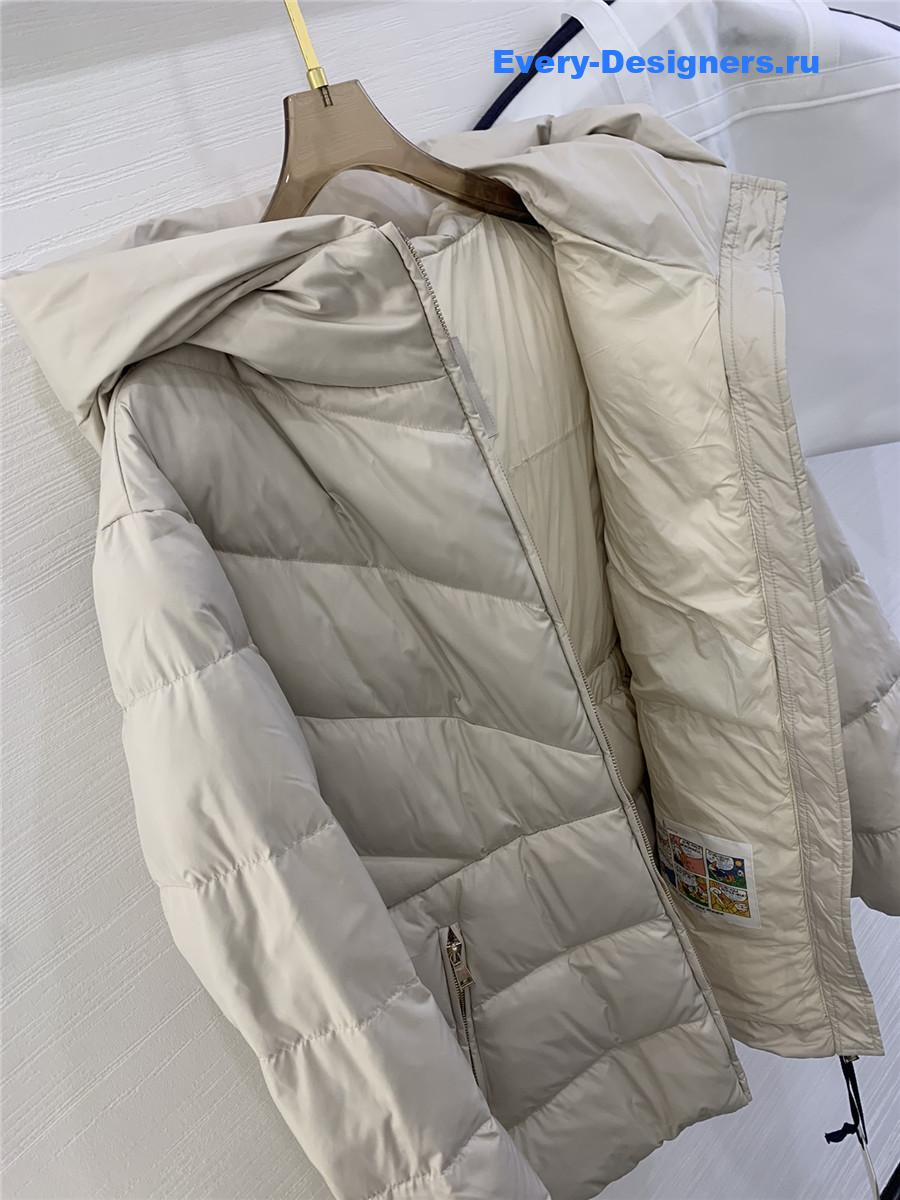 Moncler Brosse Jacket in White
