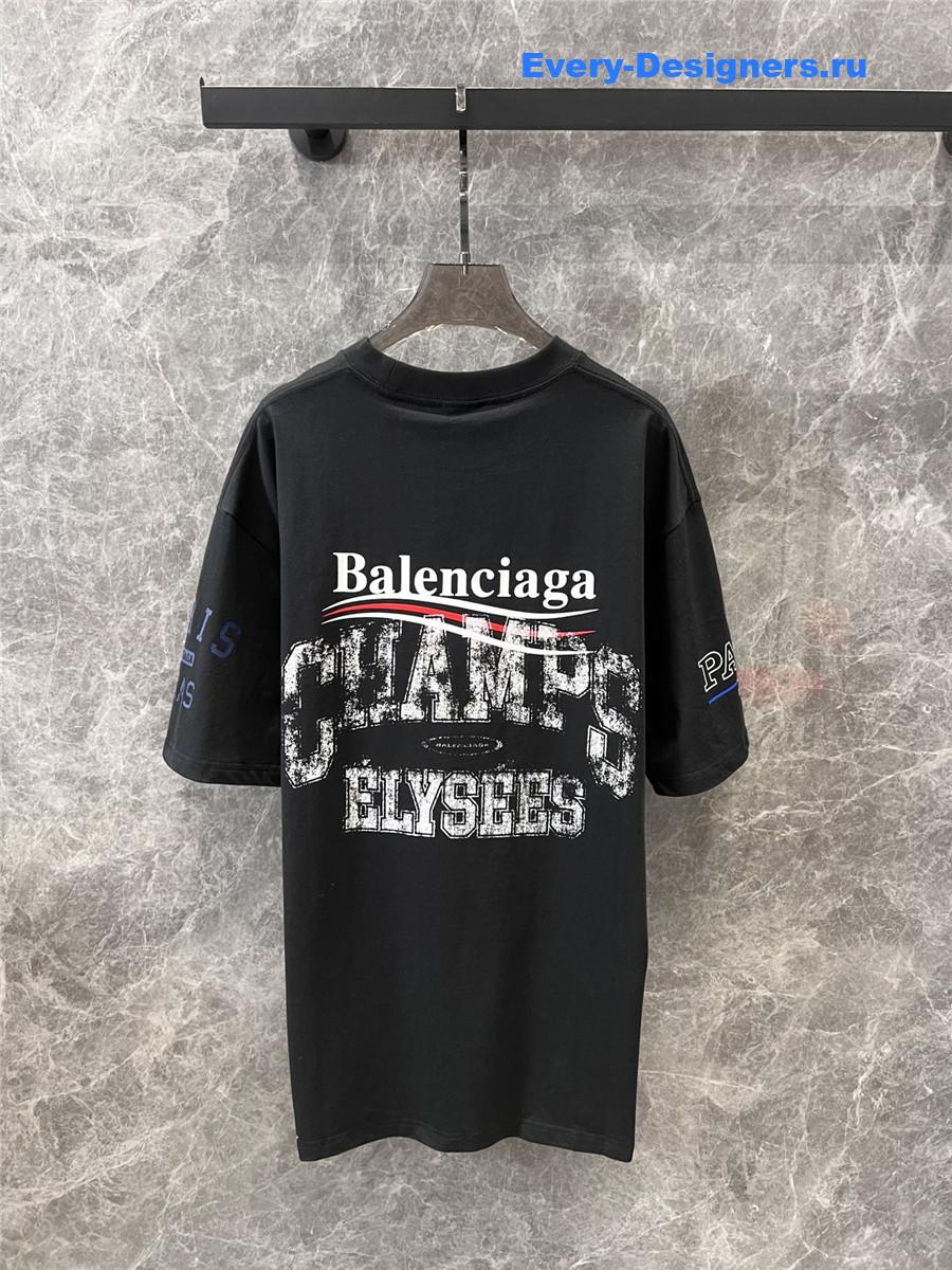 Ba1en*iaga crew neck printed t-shirt