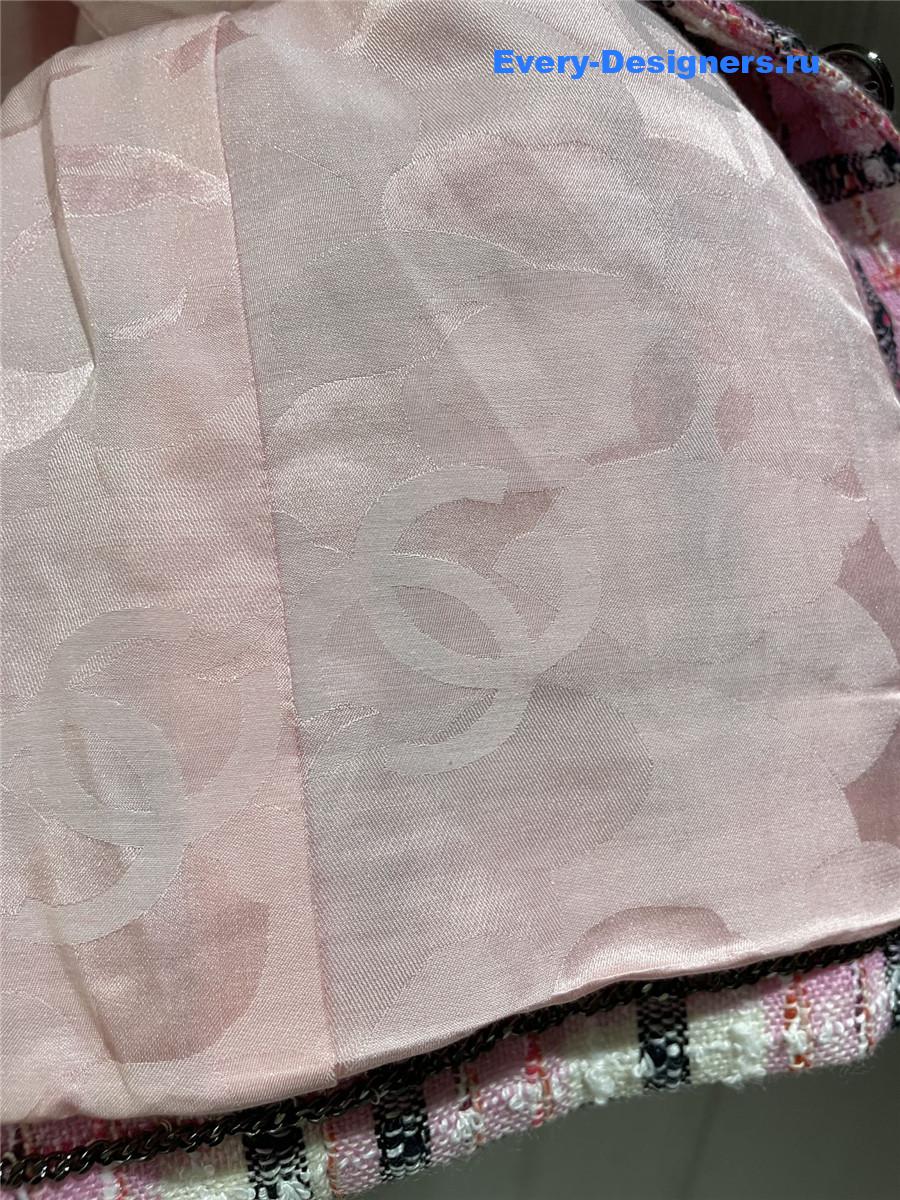 Ch**el pink check jacket