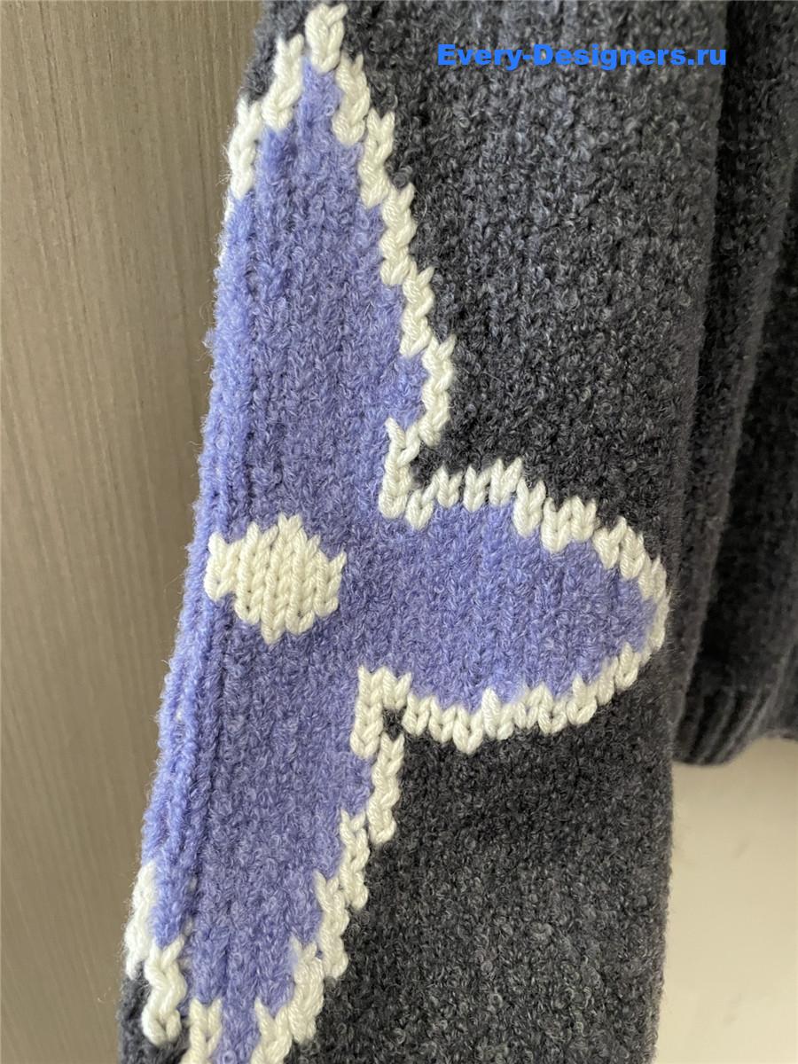 l0vis Vvtt0n intarsia crewneck sweater for women