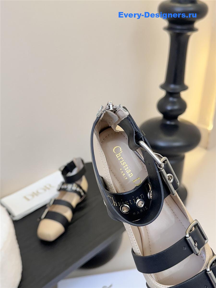 D10r punk ballet flat beige