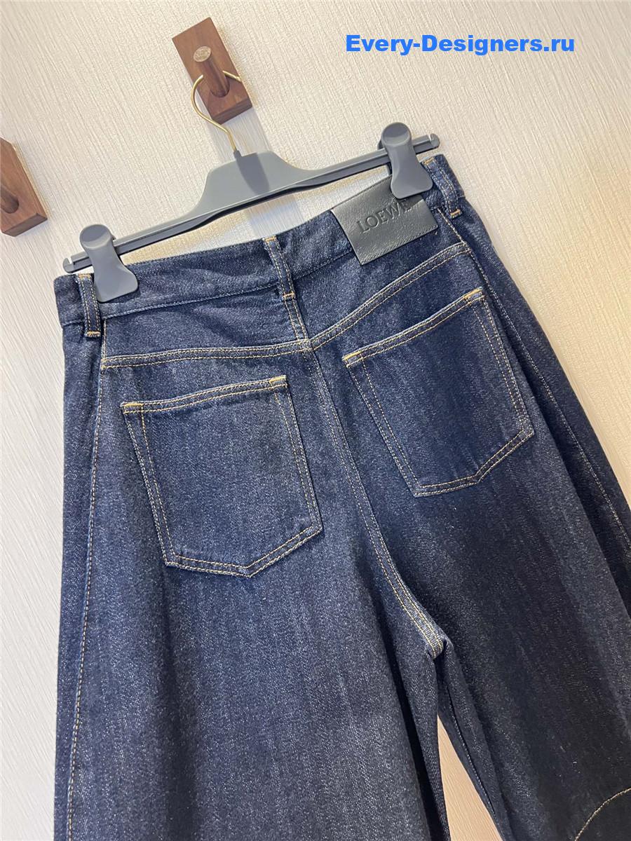 L0ew* high waist wide leg jeans