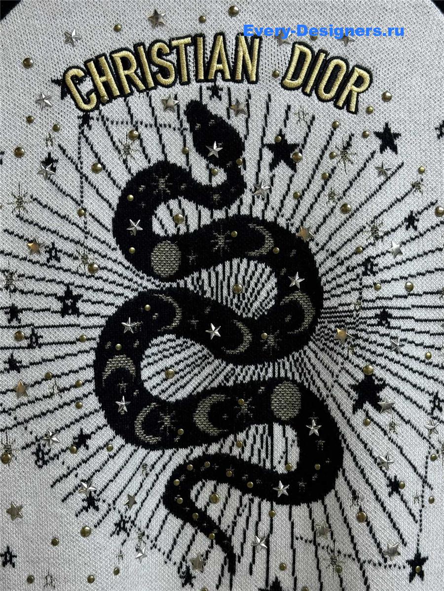 D10r star embroidered cardigan