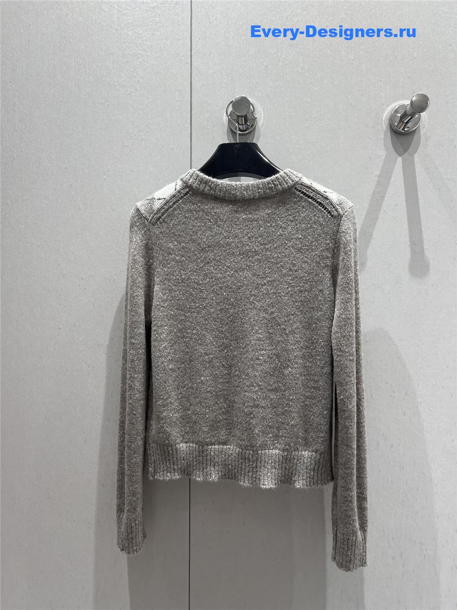 ce1i*e D1am0nd jacquard knit cardigan