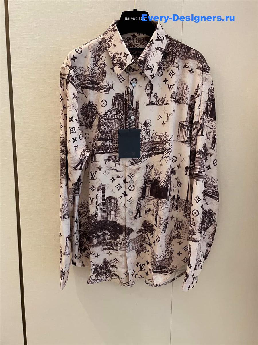 l0vis Vvtt0n city silk long sleeve shirt