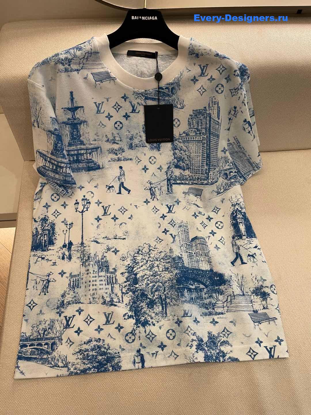 l0vis Vvtt0n printed cotton pique t-shirt