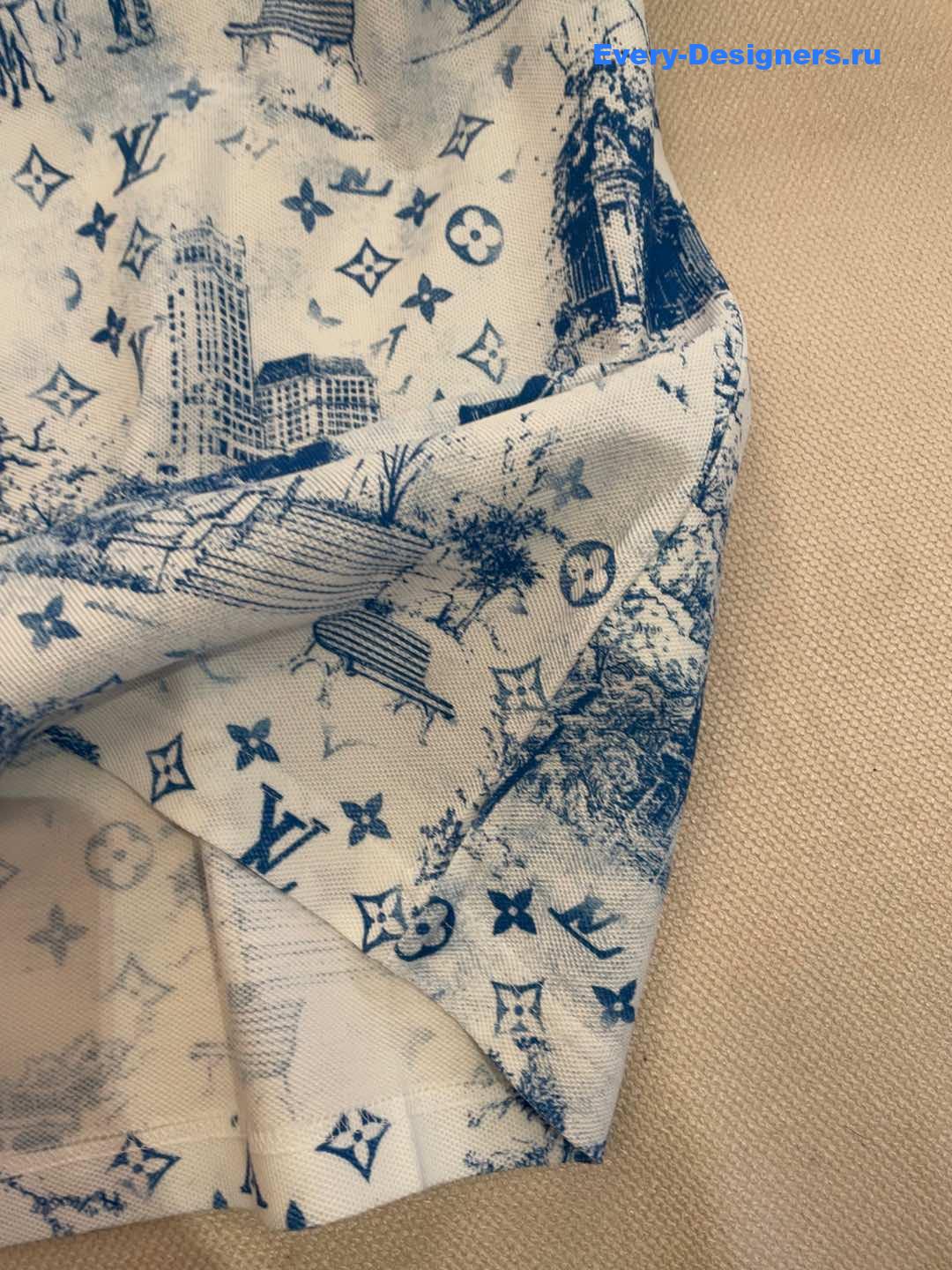 l0vis Vvtt0n printed cotton pique t-shirt