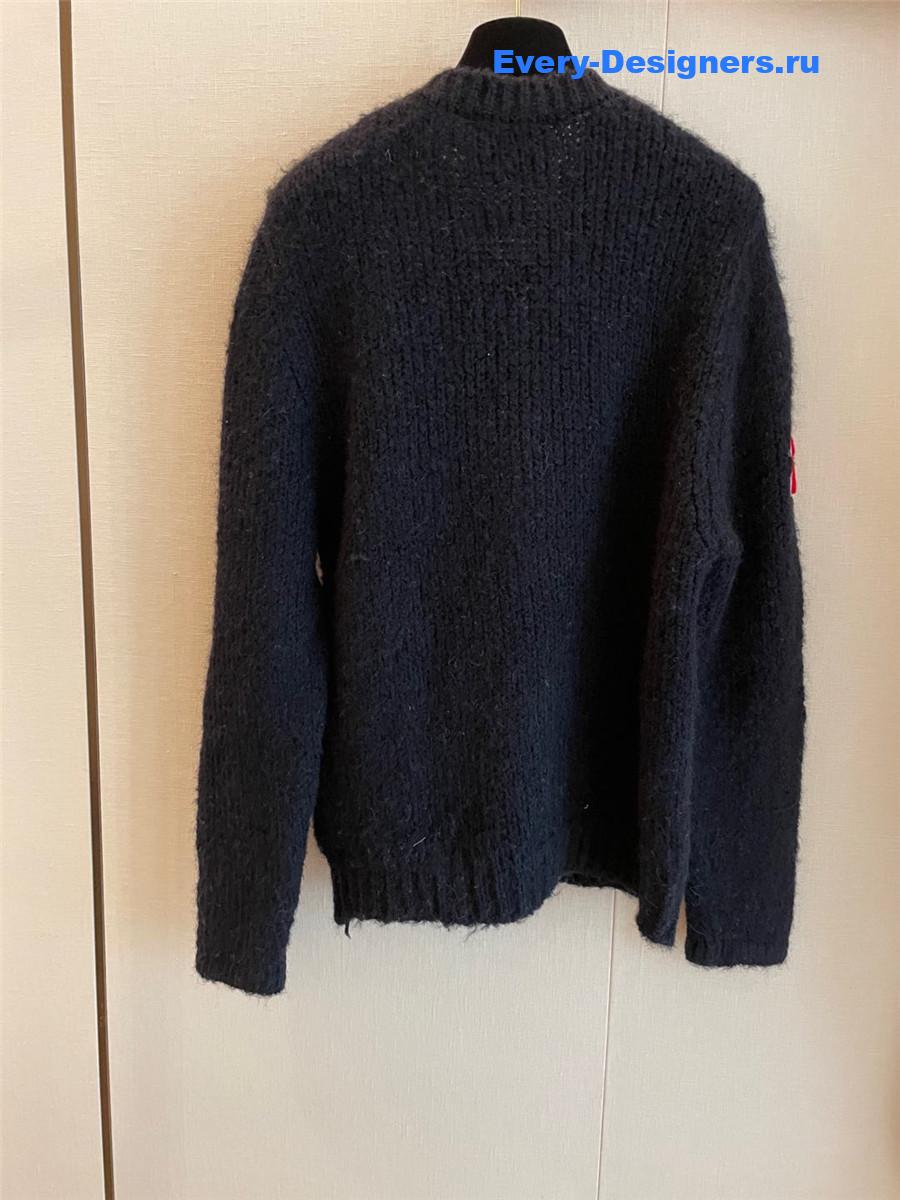 Ch**el wool knit cardigan sweater