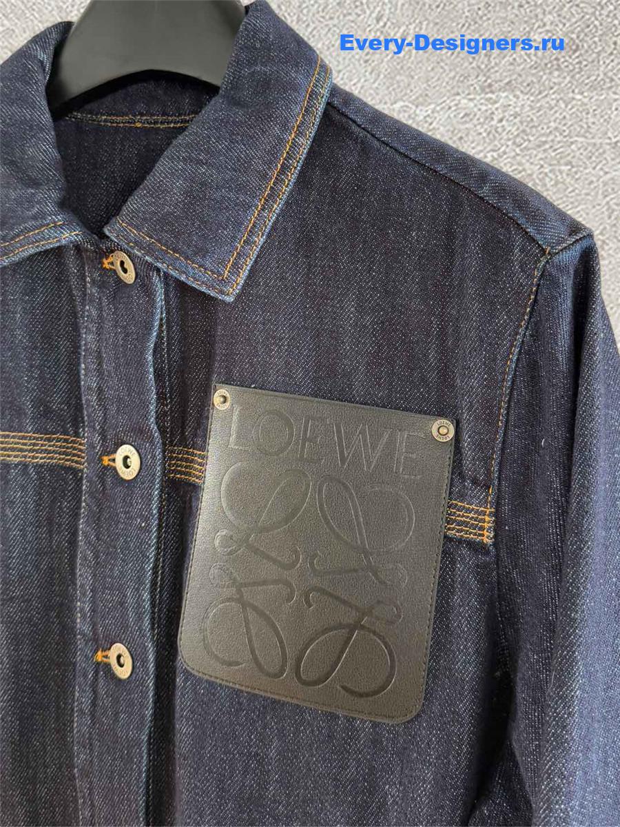 L0ew* workwear blue denim jacket
