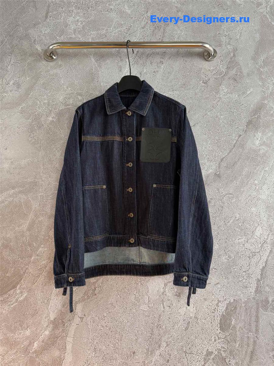 L0ew* workwear blue denim jacket