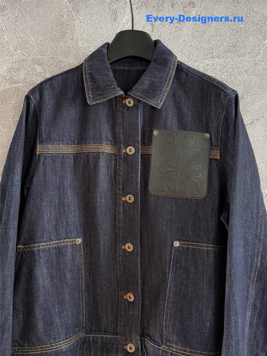 L0ew* workwear blue denim jacket