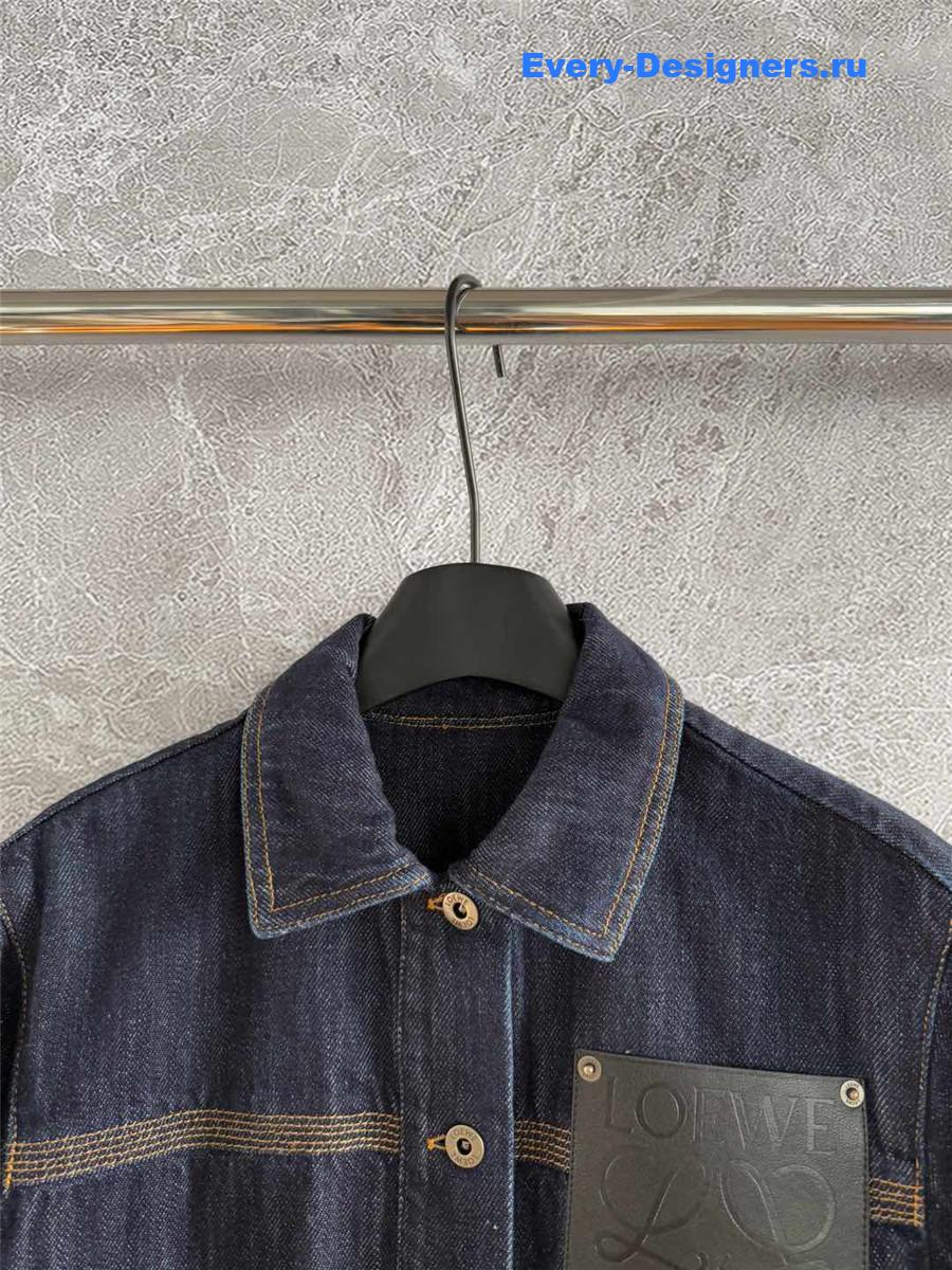 L0ew* workwear blue denim jacket