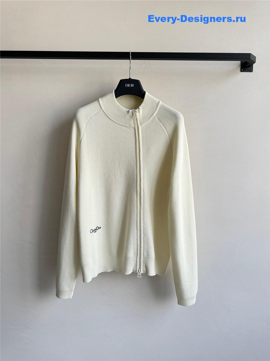 D10r logo embroidered knitted suit