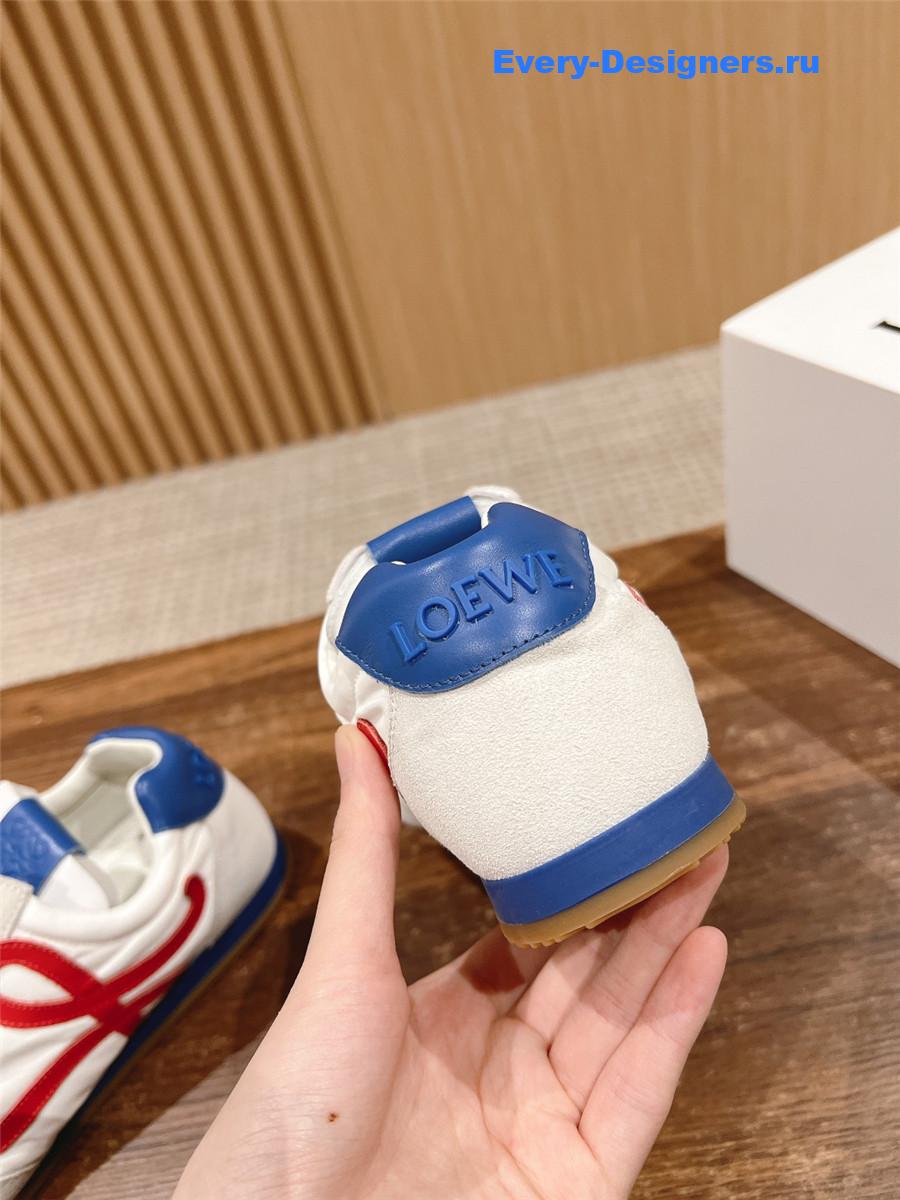 L0ew* ballet runner 2.0 sneakers white red