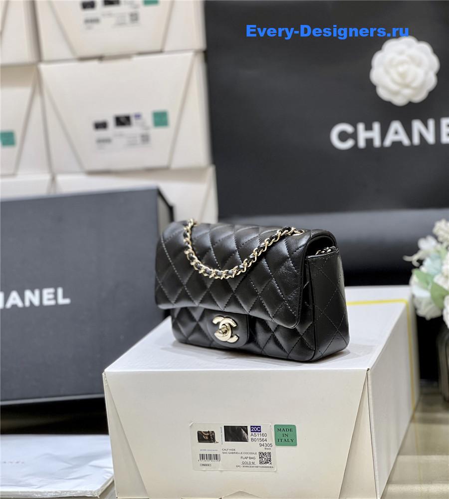 Ch**el mini flap bag black