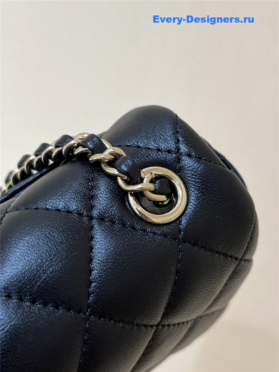 Ch**el mini flap bag black