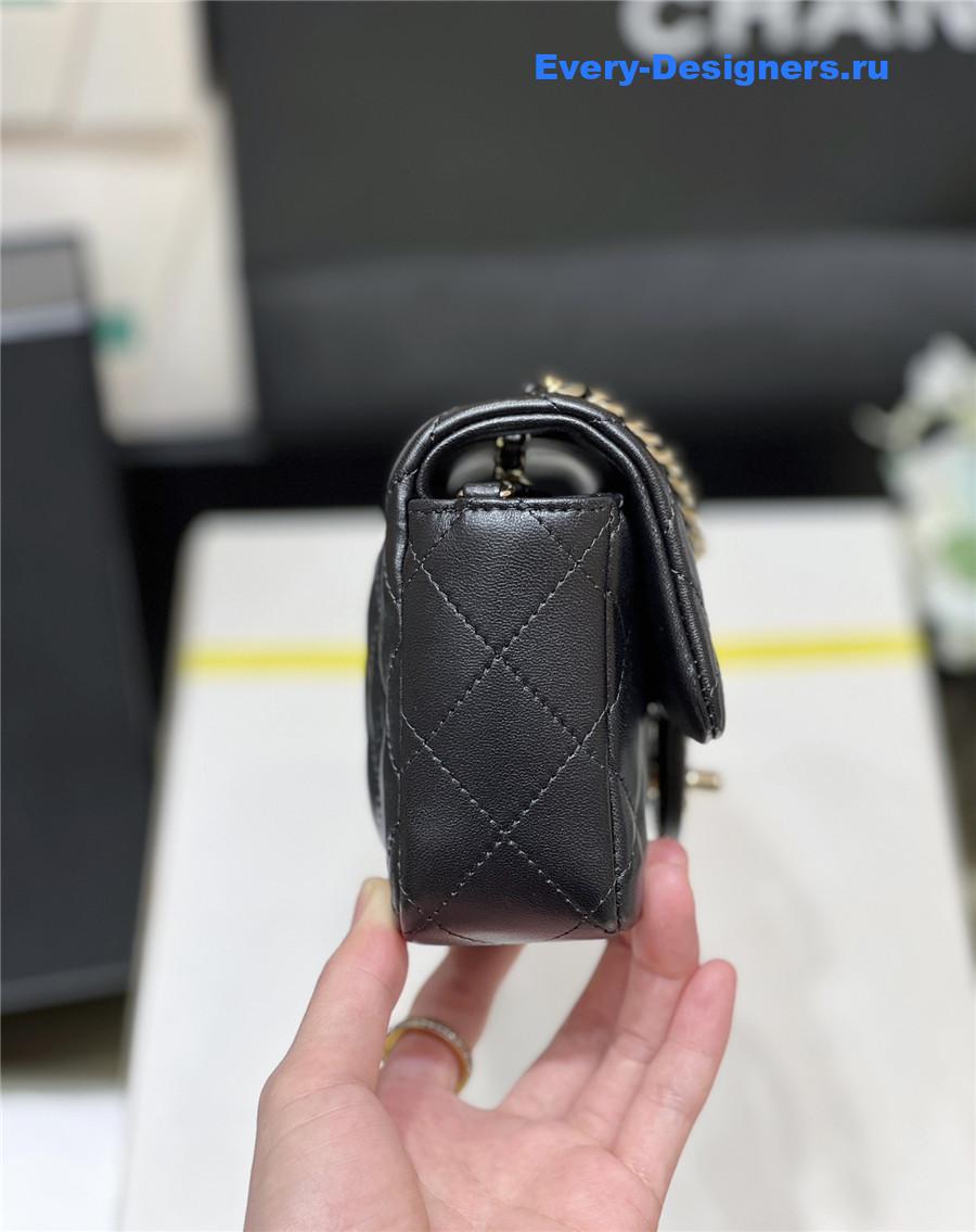 Ch**el mini flap bag black