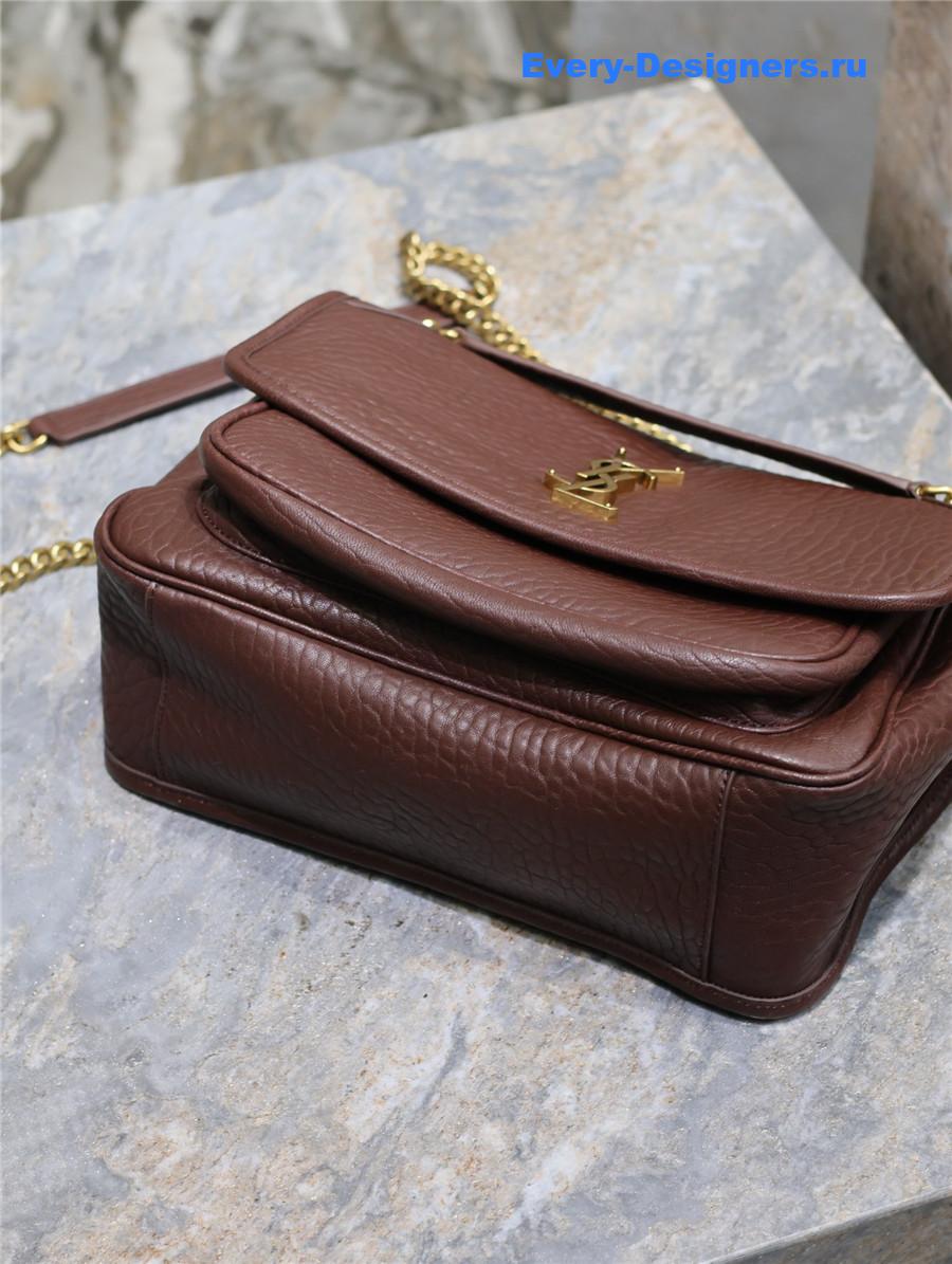 Sa1nt Lau*nt niki medium bag burgundy