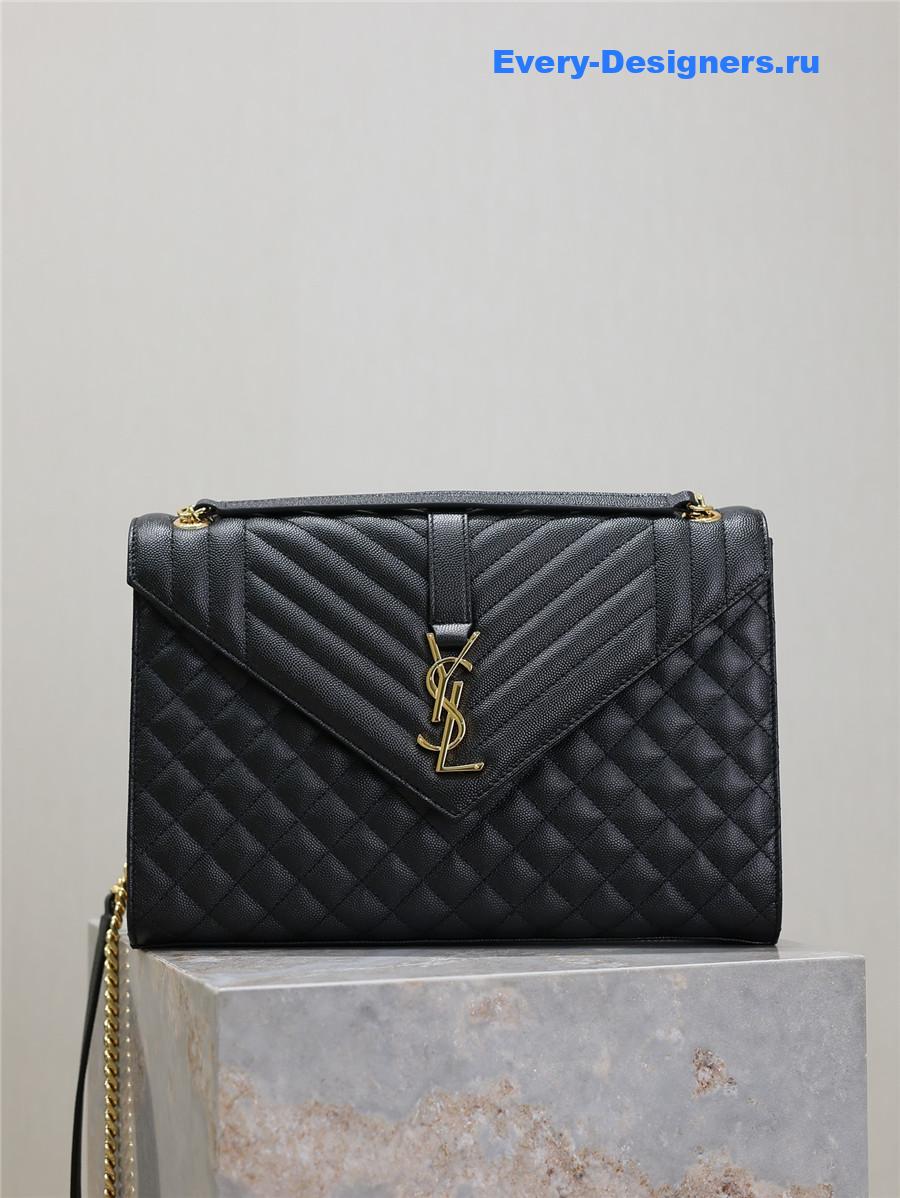 Sa1nt Lau*nt envelope triquilt large bag