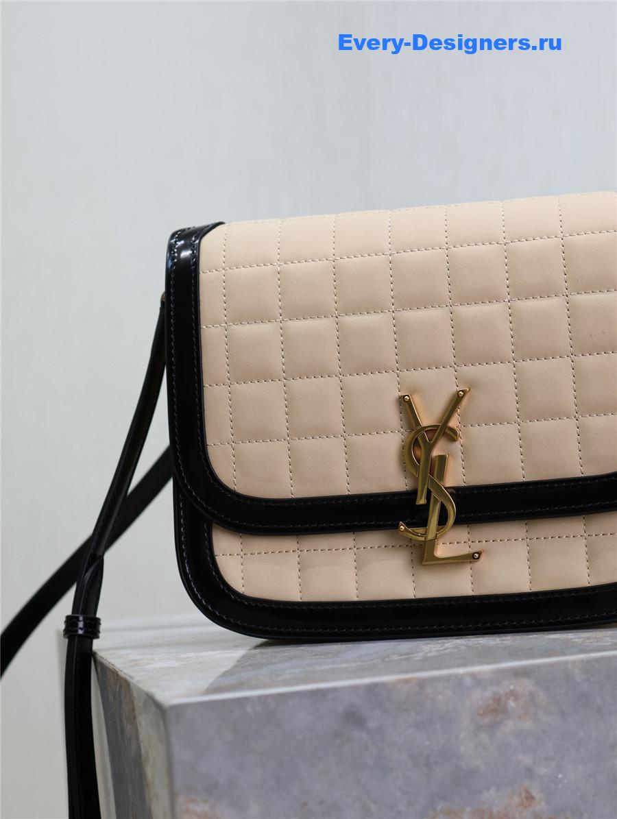 Sa1nt Lau*nt medium solferino satchel bag beige