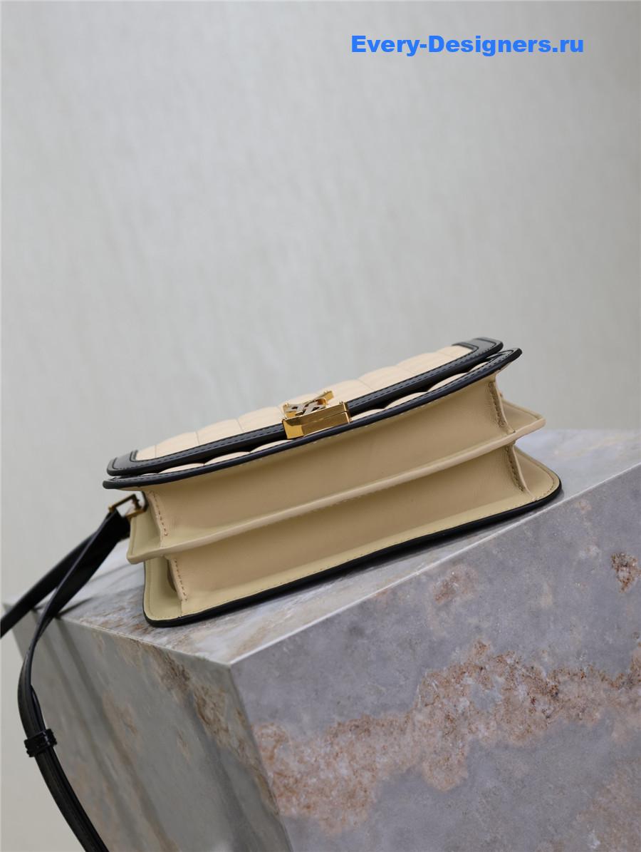 Sa1nt Lau*nt medium solferino satchel bag beige