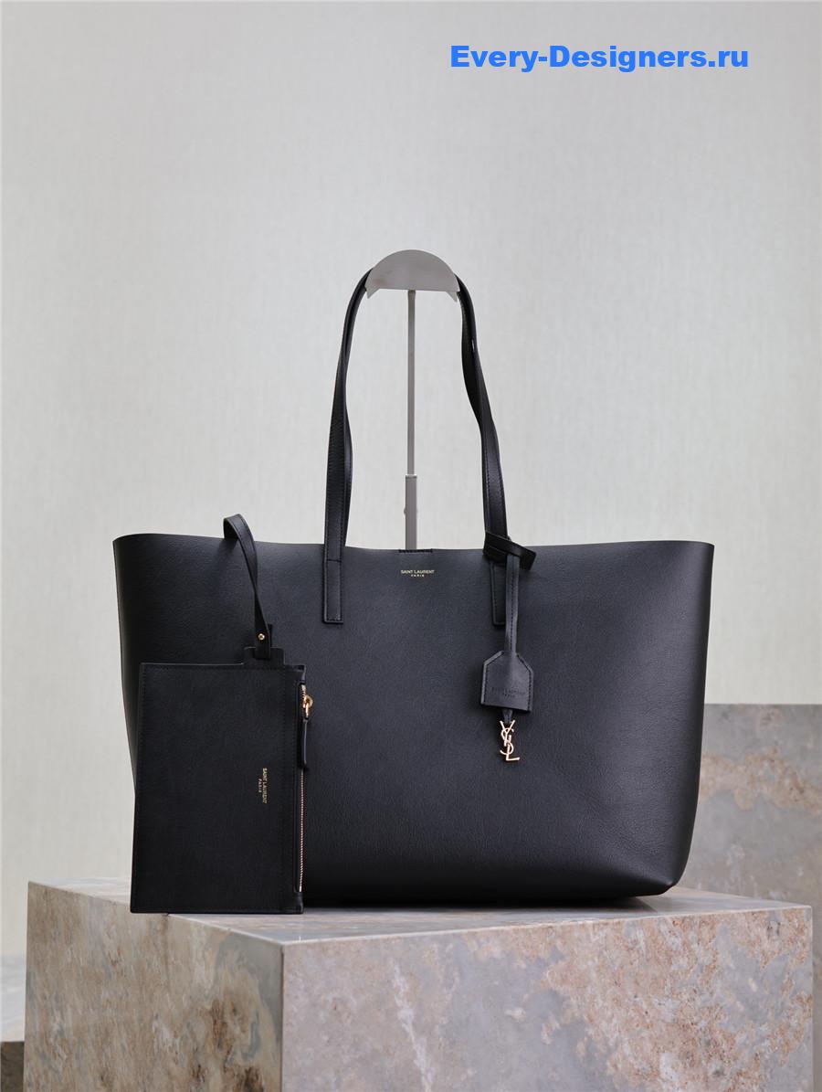 Sa1nt Lau*nt black calfskin tote