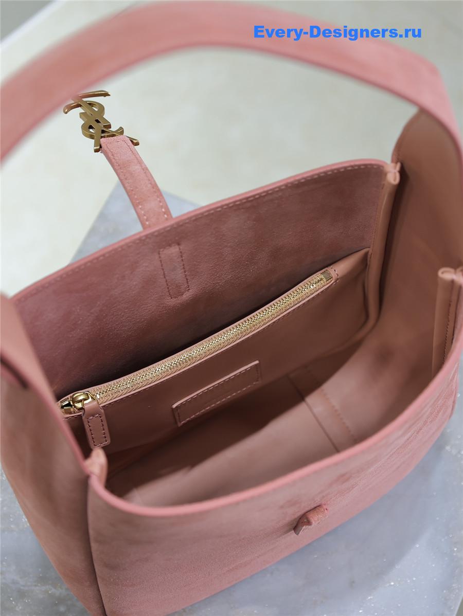 Sa1nt Lau*nt le 5 À 7 suede bag pink