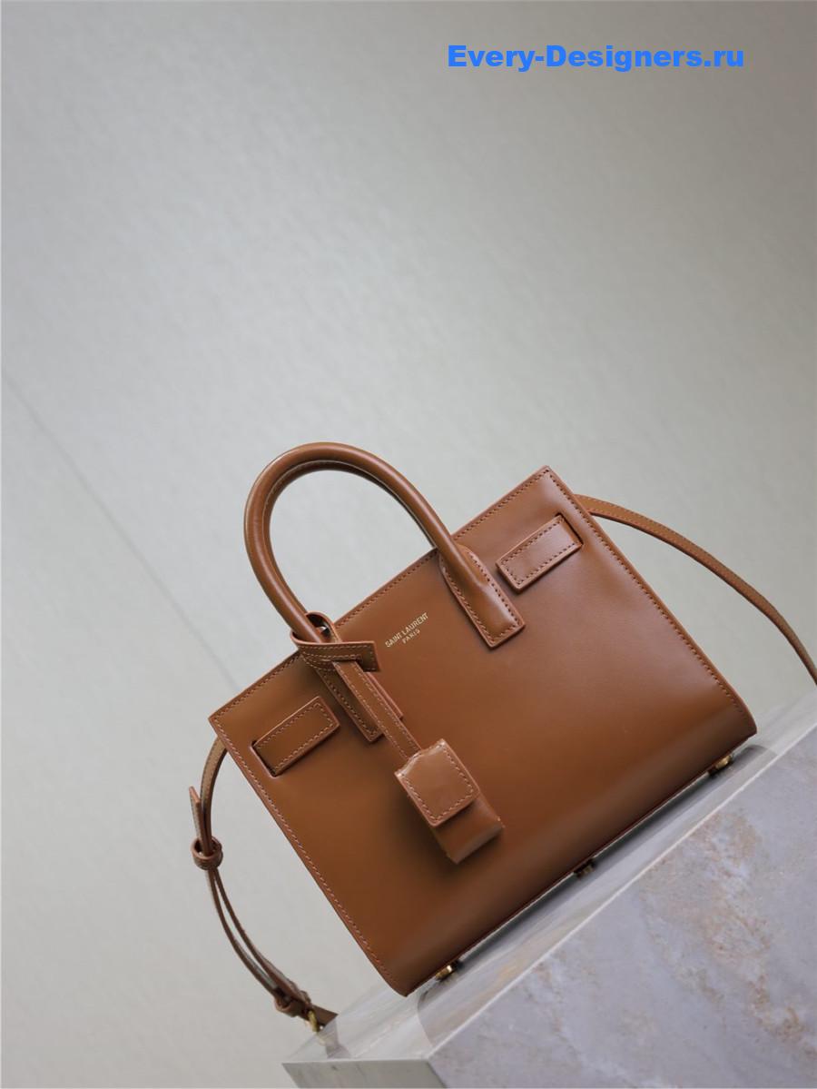 Sa1nt Lau*nt sac de jour tote brown