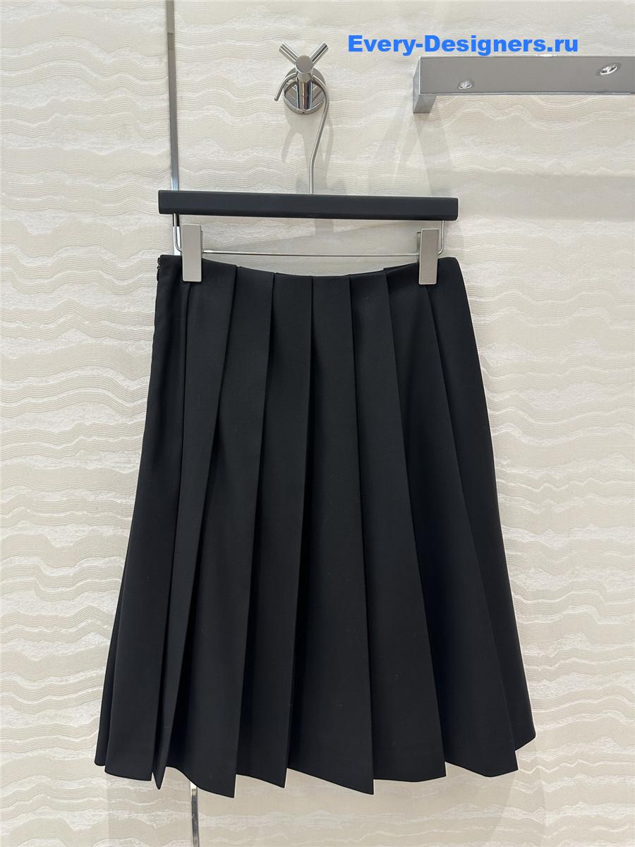 Pra*a pleated maxi skirt