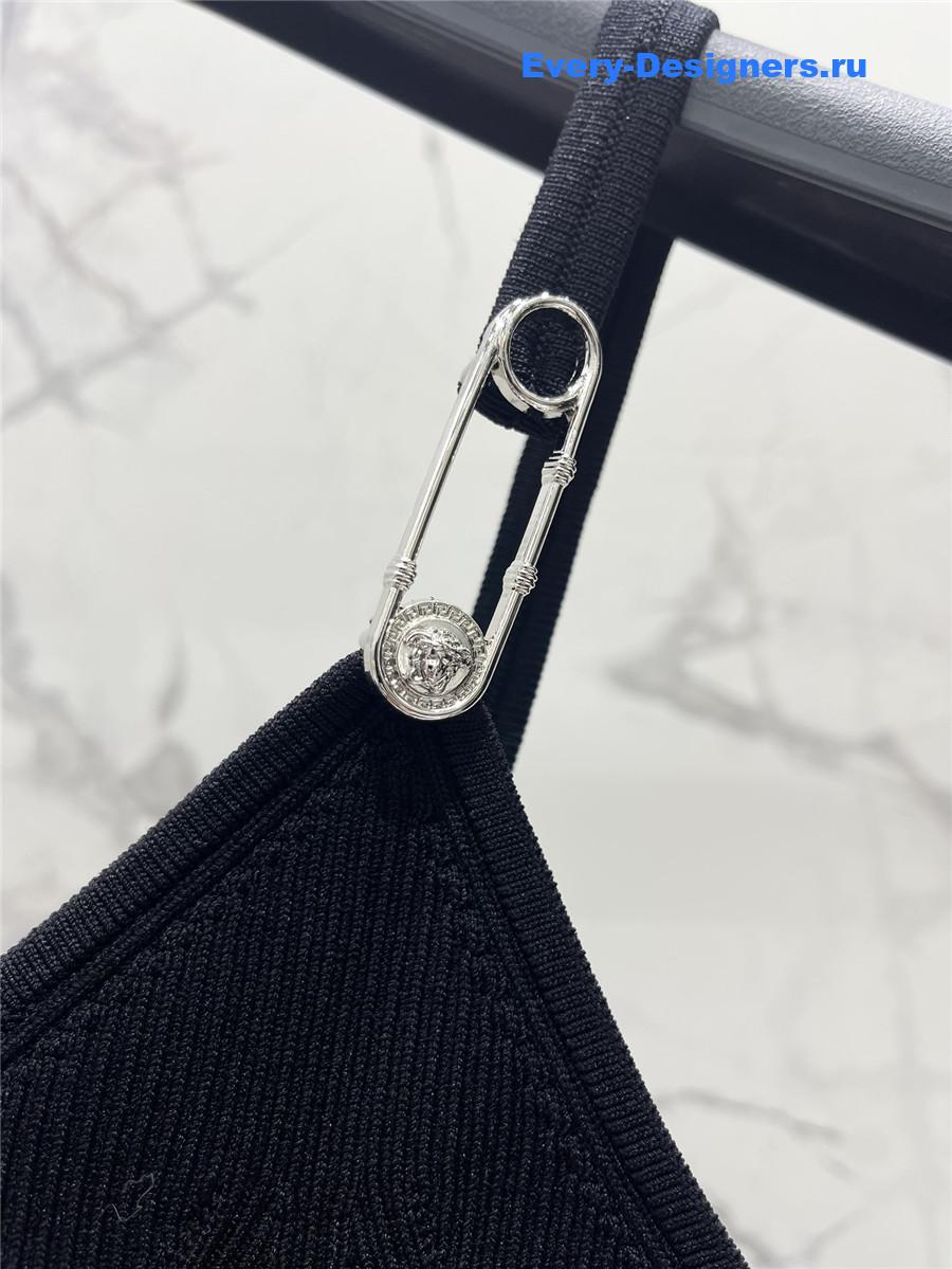 Versace Stretch Black Vest