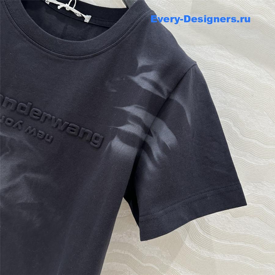 A1exa*der wang black cropped t-shirt