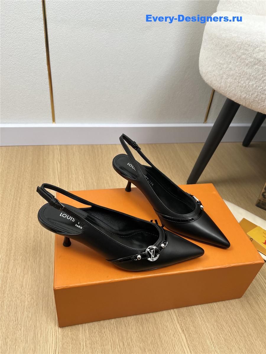 l0vis Vvtt0n archlight slingback pumps in black