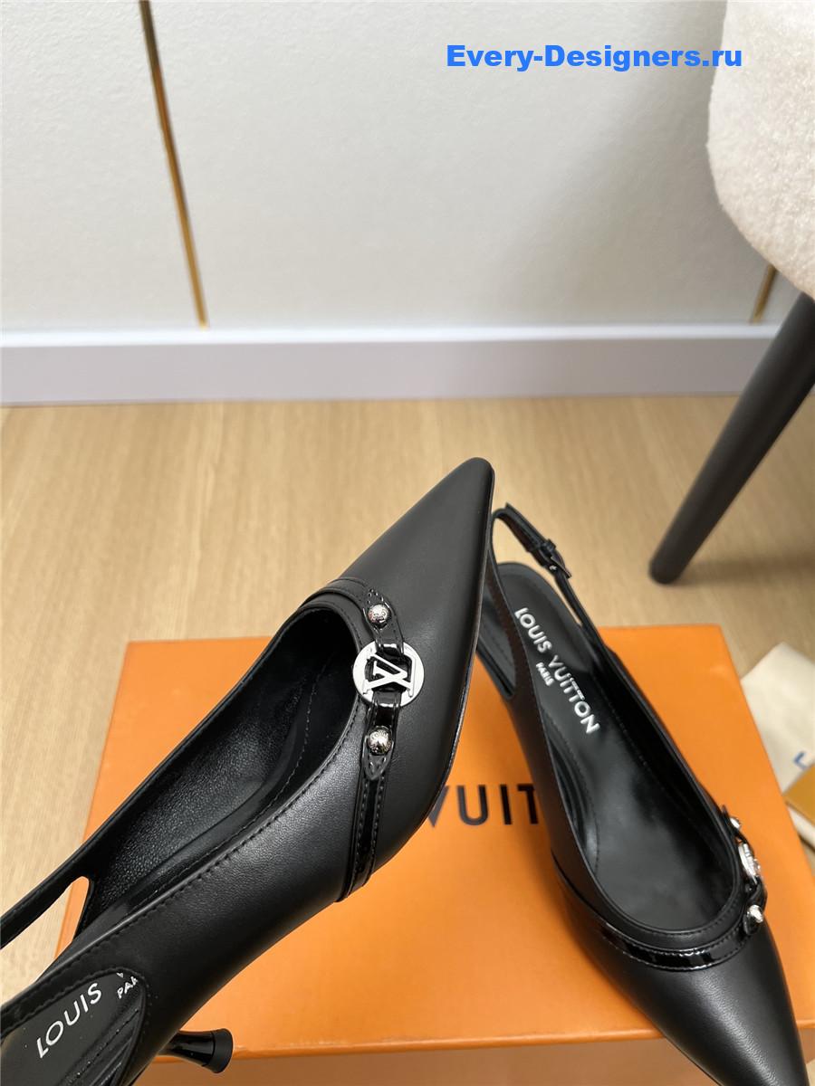 l0vis Vvtt0n archlight slingback pumps in black