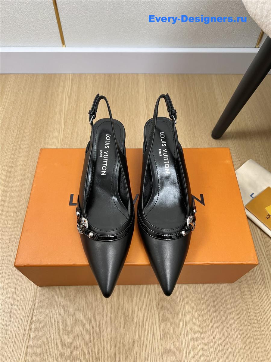 l0vis Vvtt0n archlight slingback pumps in black
