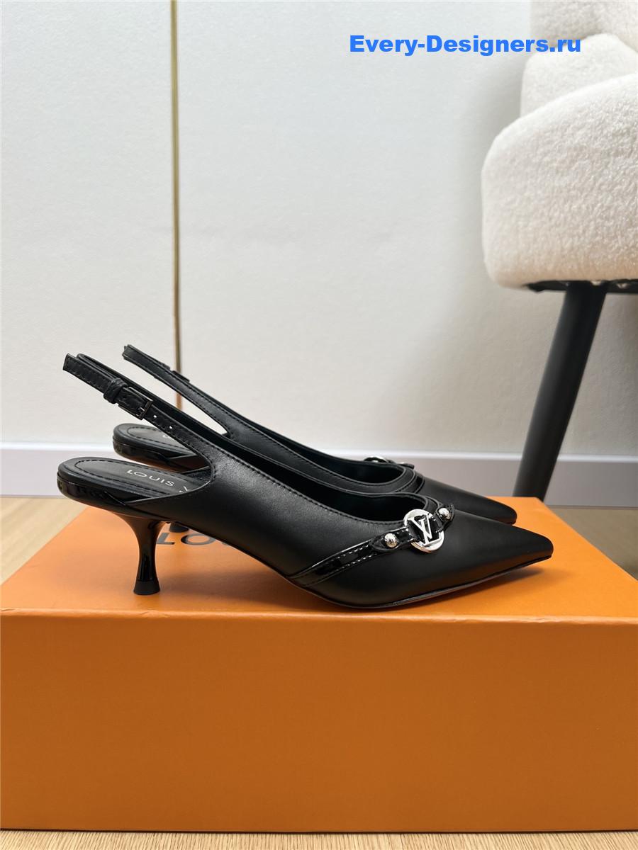 l0vis Vvtt0n archlight slingback pumps in black