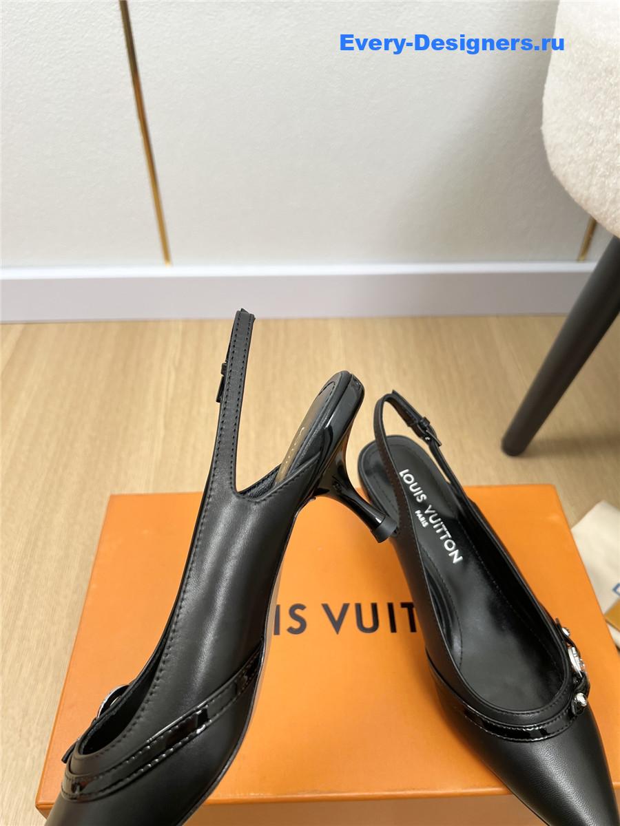 l0vis Vvtt0n archlight slingback pumps in black