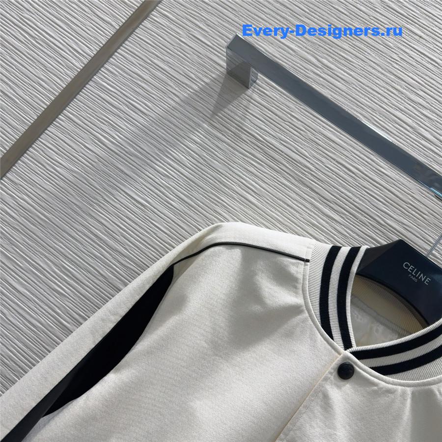 Ce1i*e paris white union wash denim jacket