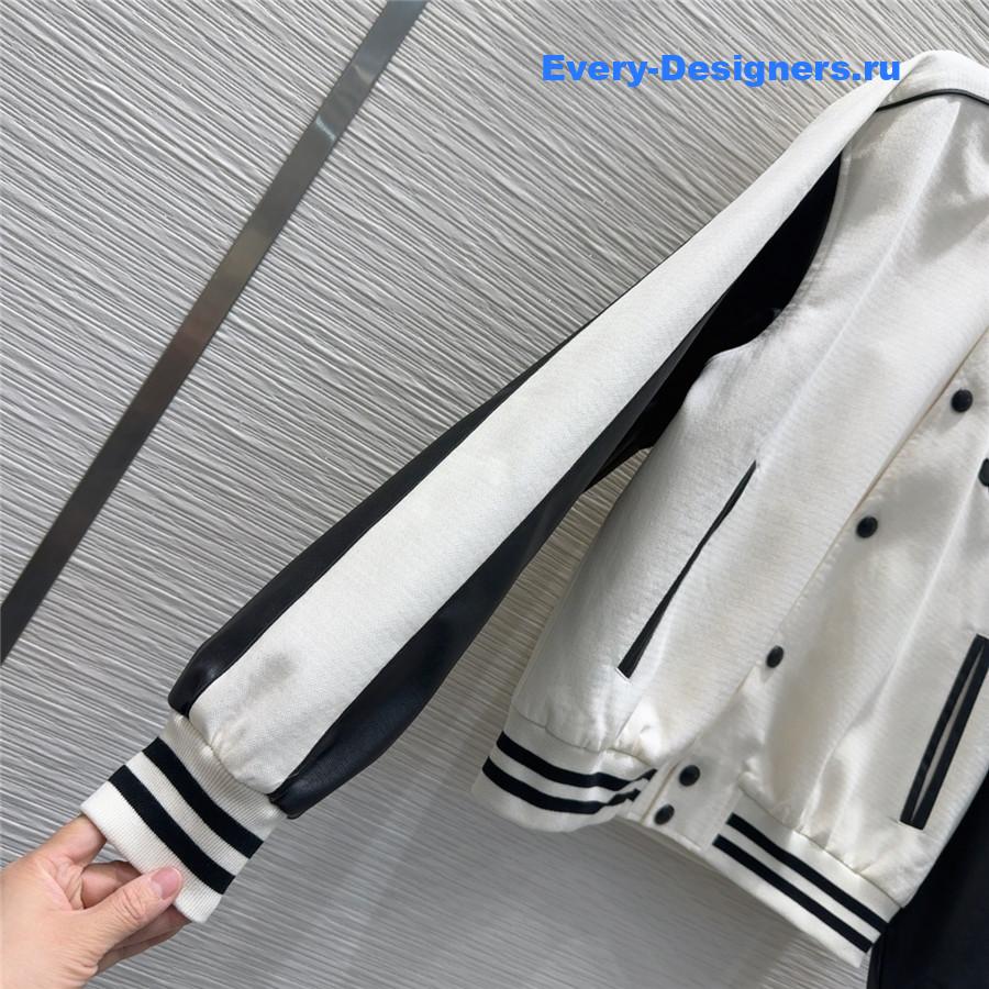 Ce1i*e paris white union wash denim jacket