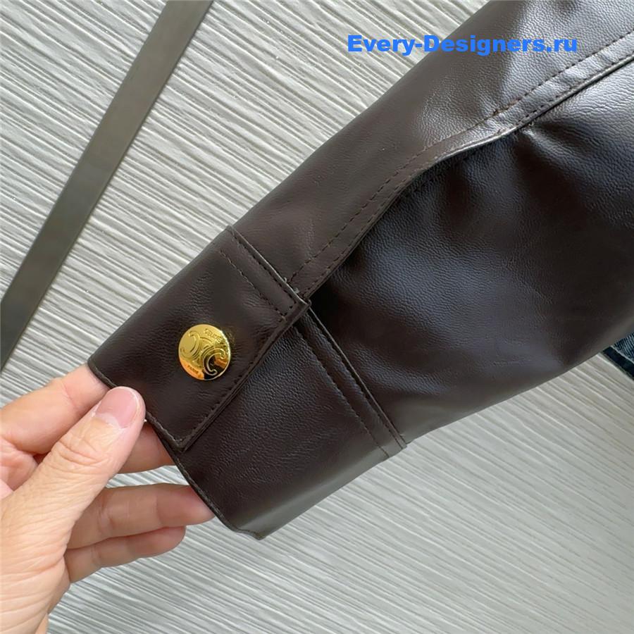 Ce1i*e paris jacket in dark union wash denim